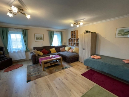 Gemütliches Wohnzimmer mit Couch